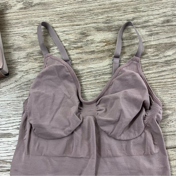 Skims Seamless Sculpting Mid Thigh Shapewear Bodysuit Plus Size 2X/3X in Umber - Picture 5 of 9